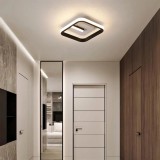 Lustra LED VICTORIA, 16W, lumina Rece/Calda/Neutra, Negru si Alb, Alessandro DESIGN