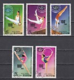 A12 S7 6 - Timbre foarte vechi - Coreea - Federatia Internationala de Gimnastica 1981