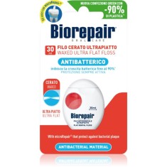 Biorepair Dental Floss Waxed Ultra Flat ata dentara neceruita pentru dinti sensibili Red 30 m