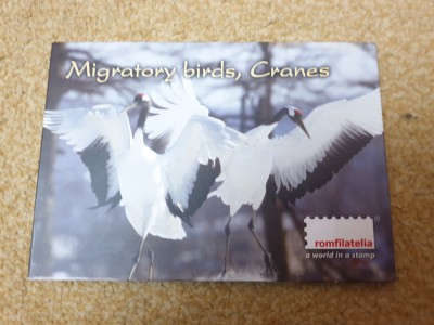 Rom&amp;acirc;nia set maxime 2019 pasari migratoare cocori foto