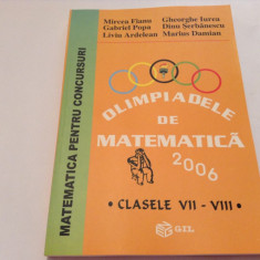 OLIMPIADELE DE MATEMATICA 2006 CLASELE VII-VIII- MARIUS DAMIAN,RF10/0