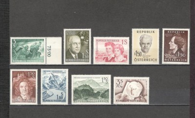 Austria.1960 Lot 9 serii MA.603 foto