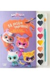 Cumpara ieftin Disney: Superpisicute. Sa pictam impreuna! Carte de colorat cu pensula si acuarele