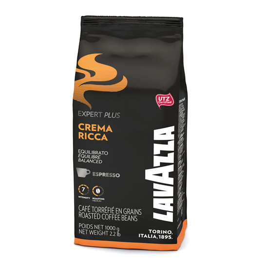 Cafea boabe Lavazza Expert Plus Crema Ricca pachet de 1kg