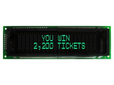 Afișaj VFD alfanumeric 20x2 verde foto