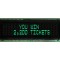 Afișaj VFD alfanumeric 20x2 verde