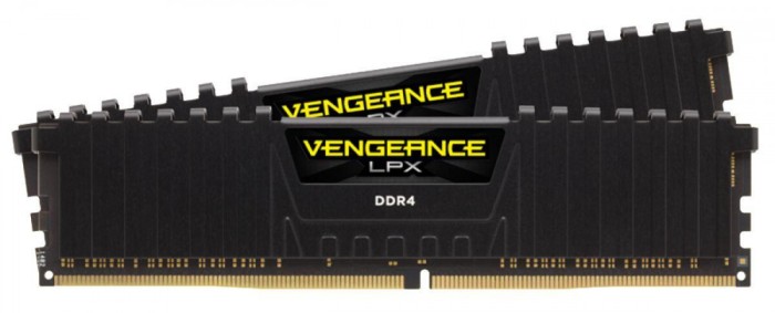 Memorie DDR Corsair DDR4 64 GB, frecventa 3200 MHz, 32 GB x 2 module, radiator, &quot;CMK64GX4M2E3200C16&quot;