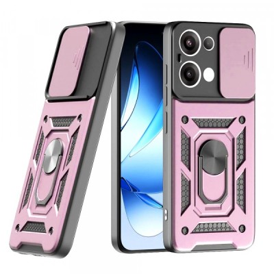 Husa pentru Oppo Reno13, Techsuit, CamShield, Roz foto