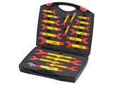 Set 20 chei plate izolate WIHA oțel 1kVAC pentru electricieni