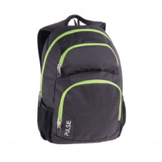 Rucsac pentru scoala cu compartiment pentru laptop,model Green Dark Gray,46x32x23 cm