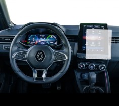 Folie Protectie Display Navigatie, Duragon, Renault Clio 2023+, 9.3 inch si Ceasuri de bord, silicon Transparent, Anti-zgarieturi, Kit instalare