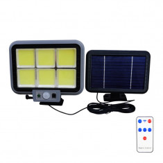 Lampa LED cu panou solar, 294 COB, telecomanda, 30W