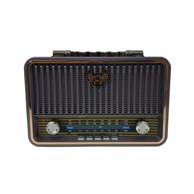 Radio Portabil Cu USB Kemai 1908 , CardReader , FM, AM , SW , Acumulator Integrat , Negru foto