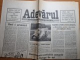 ziarul adevarul 21 februarie 1990