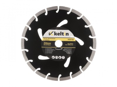 Disc diamantat pentru beton, 230 x 22.2 x 10 mm, Keltin K00192 foto