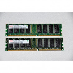 Kit Memorie RAM 2GB (2x1GB) DDR1 400MHz PC3200 Testate foto