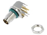 Conector M8 tată 3 pini unghi 90&deg; IP68 4A 30V metal AMPHENOL LTW