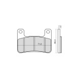 MBS Placute frana sinter Kawasaki Z 1000 ABS fata, Cod Produs: 225102963RM