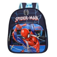 Rucsac pentru copii cu Spiderman, bretele reglabile, pentru gradinita cu 2 compartimente si buzunare laterale, multicolor 30 x 10 x 26 - 0 cm Spider-M