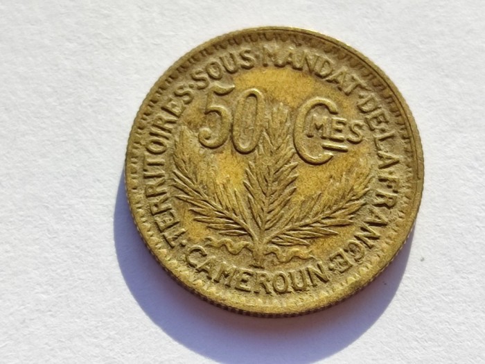 429. Moneda Camerun 50 centimes 1926