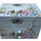 Cutie muzicala din lemn pentru bijuterii Shabby Chic