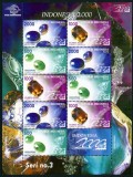 Indonesia 1999 - Pietre semi-prețioase, minerale, minicoala neuzata