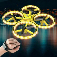 Drona Anti Coliziune, Inteligenta, cu LED, Greutate 73g, RC Gravity Telecomanda foto