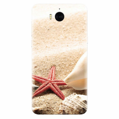 Husa silicon pentru Huawei Y5 2017, Beach Shells And Starfish foto