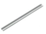 Profil LED Aluminiu Natural 1m SLIM8 de Suprafață