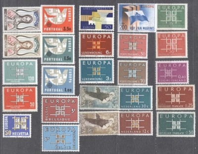 Lot 1963 Europa CEPT 25 values MNH AC.808 foto