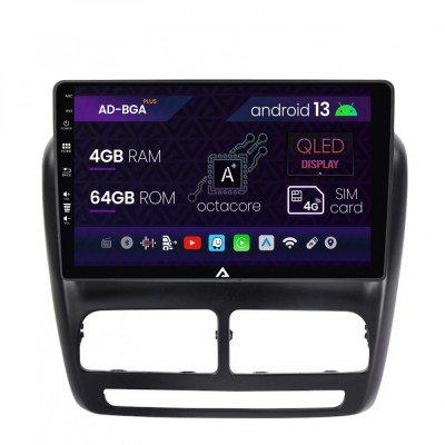 Navigatie Fiat Doblo (2010-2015), Android 13, A-Octacore 4GB RAM + 64GB ROM, 10.1 Inch - AD-BGA10004+AD-BGRKIT358 foto