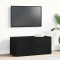 vidaXL Support TV cu sertar Negru 80 x 34 x 35.5 cm Lemn compozit 862483