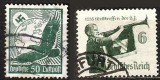 Lot timbre Deutsches Reich &ndash; valori 6 și 50, obliterate -A80
