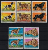 Timbre Africa Centrala 1986 - Caini si Pisici, Serie Completa Perechi, Centrafricana