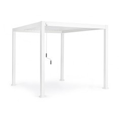 Pavilion gradina aluminiu alb Ocean 300x300x250 cm