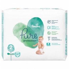 Scutece Pampers Pure Carry Pack, marimea 2, 27 bucati/pachet foto