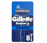 Set 4 Aparate de ras pentru barbati Gillette Sensor3 Comfort, de unica folosinta - RESIGILAT