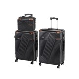 TraveLux Urban XX set valize cu role negru