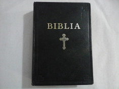 BIBLIA SAU SFANTA SCRIPTURA - Justinian - cu aprobarea Sfantului Sinod - 1968 foto