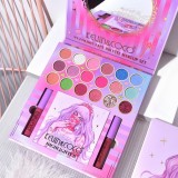 Set 4 produse de machiaj, kevin &amp; coco, vanilla queen, 22 culori, 19.7 x 21.2 x 2.5 cm, Flippy