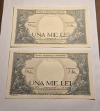1000 lei 1941 UNC Serii Consecutive
