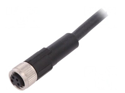 Cablu de Conectare M8 4 Pin Drept 10m 60VAC 4A foto