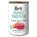 Consevă Brit Mono Protein Tuna &amp;amp; Sweet Potato, 400 g