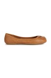 Geox balerini de piele D PALMARIA culoarea maro, D35MUA 00081 C0013