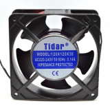 Cooler Ventilator Metalic Patrat / Patrat 220V 0.14A 120x120x38mm XXM