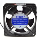 Cooler Ventilator Metalic Patrat / Patrat 220V 0.14A 120x120x38mm 14H005 XXM