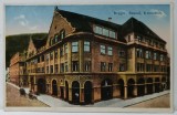 BRASOV , HOTEL SI RESTAURANT &#039; COROANA &#039; , CARTE POSTALA ILUSTRATA , 1937