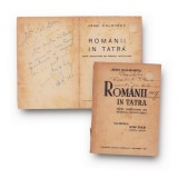 Jean Dulgheru, Rom&acirc;nii &icirc;n Tatra, 1947, cu dedicație olografă