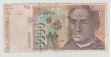 bnk bn Spania 5000 pesetas 1992 circulata