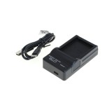Stație de &icirc;ncărcare a bateriei OTB DC-K USB-C compatibilă cu Canon LP-E12